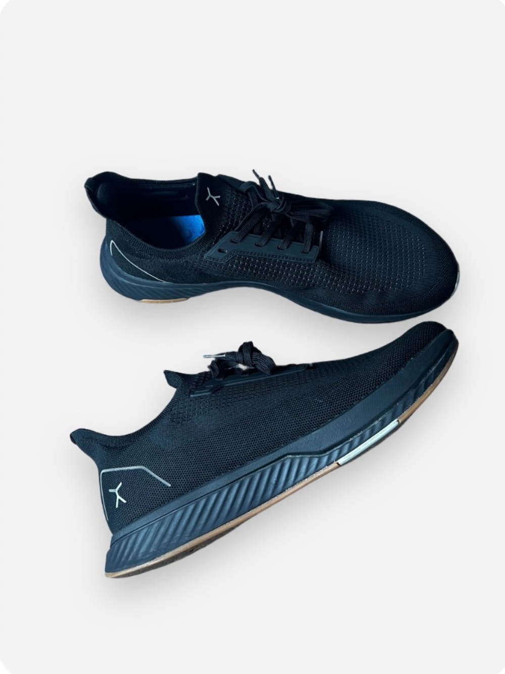 Flux Footwear Adapt Runner Shoes Mens 13 Black Gum Wide Toe Box Zero Drop